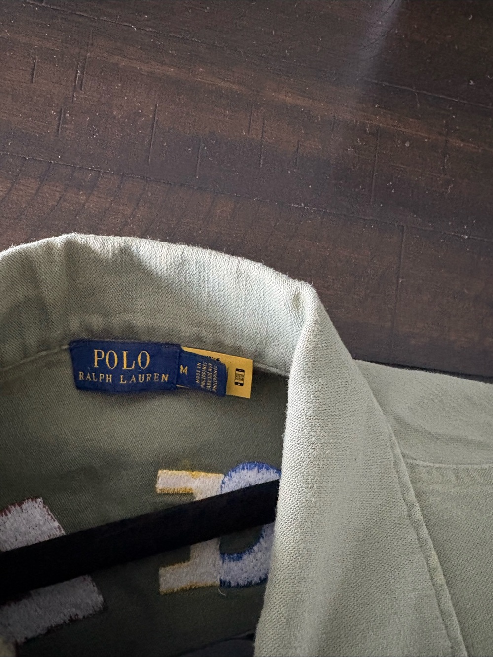 POLO by Ralph Lauren military inspired shirt, jacket. Size MED.